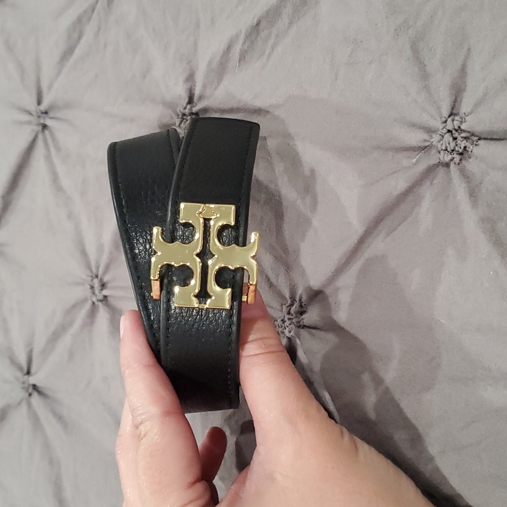 Reversible Black/Brown Tory Burch Belt - Size Large